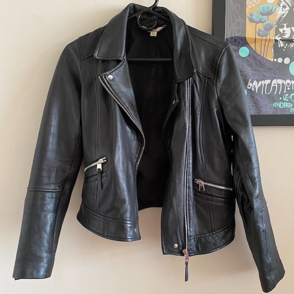 Zara Real Leather Jacket